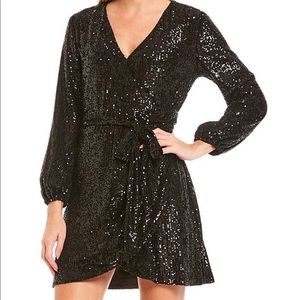 Gianni Bini black sequin dress